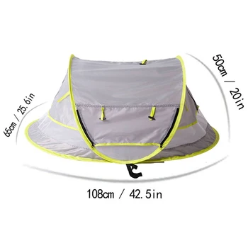 

Baby Kid Beach Tent Folding Sun Protection Portable Travel Tent Infant Sun Shelters Mosquito Net SEC88