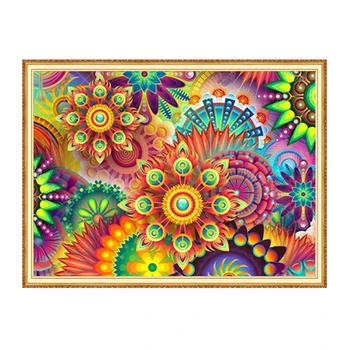 

Meian flower full square diamond 5D DIY Diamond art 3D Diamond painting Kit cross stitch diamond mosaic photo home decor