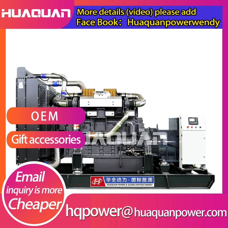 Shangchai Двигатель 600kw электрический генератор с AVR панель управления в Италии|electric