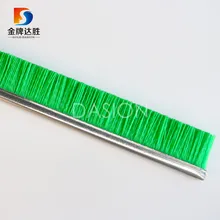 [Напрямую от производителя] гофрированный провод зеленый настраиваемый пылезащитный эскалатор Промышленные полосы кисти оптом