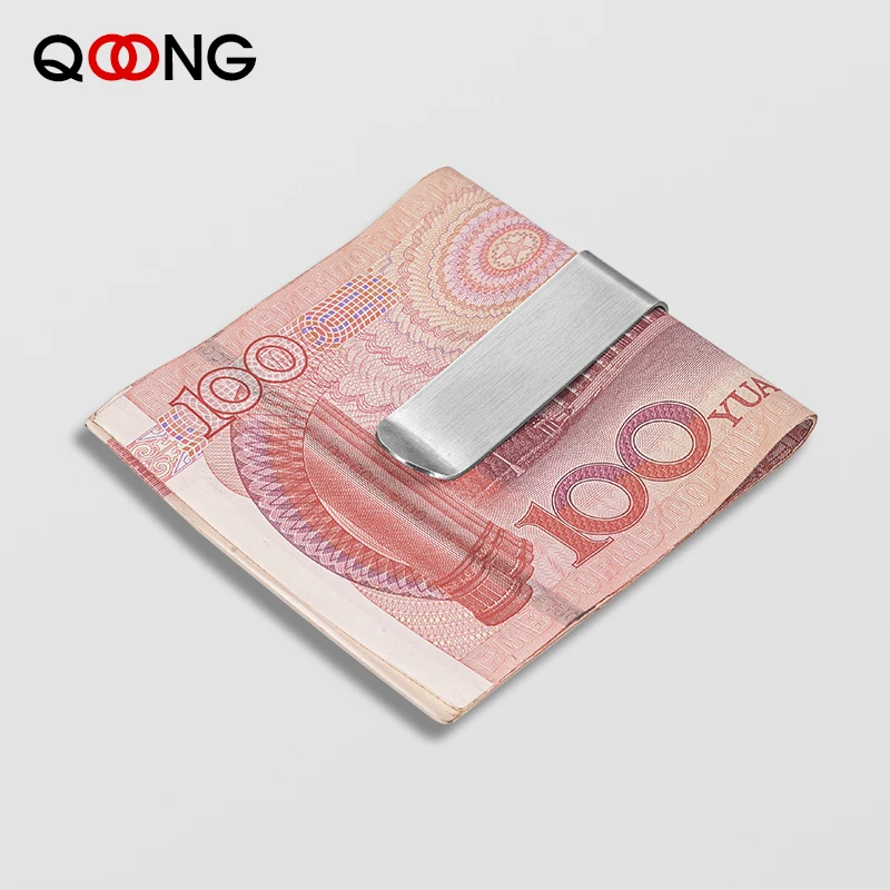 Men Stainless Steel Money Clip Cash Holder Male Wallet Purse Money Clips Metal Wallet Clamp for Holder For Boy Teenager