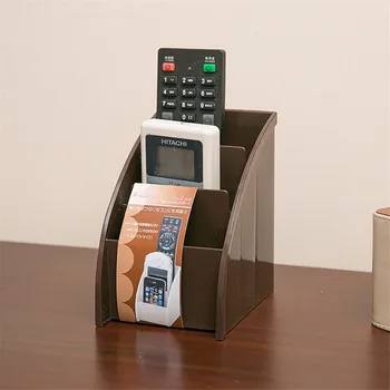 

New Plastic Desk TV Remote Control Phone Organizers Holder Stand Washable Home Office Storage Boxes Makeup Debris Storage Cases