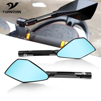 

Motorcycle Parts Mirrors Moto Accessories Side Rearview Mirrors For Yamaha R1 R3 R125 FZ6 FZ1 FAZER XV 950 MT07 MT09 MT 03 1200