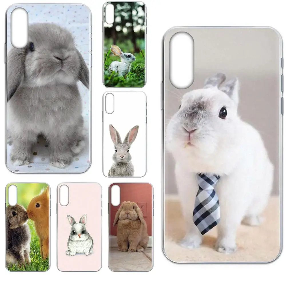 Free Baby Rabbits Bunny Vertical Phone Case For Huawei Honor Mate Nova Note 20 20s 30 5 5I 5T 6 7I 7C 8A 8X 9X 10 Pro Lite Play | Мобильные