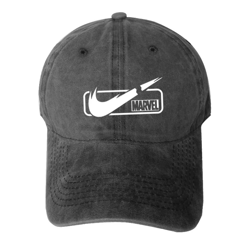 

New Fashion Marvel Printed Cap Men Baseball Hat Sunhat All-match Hunting Snapback Hat Unisex Open-air Adjustable Hip-hop Cap