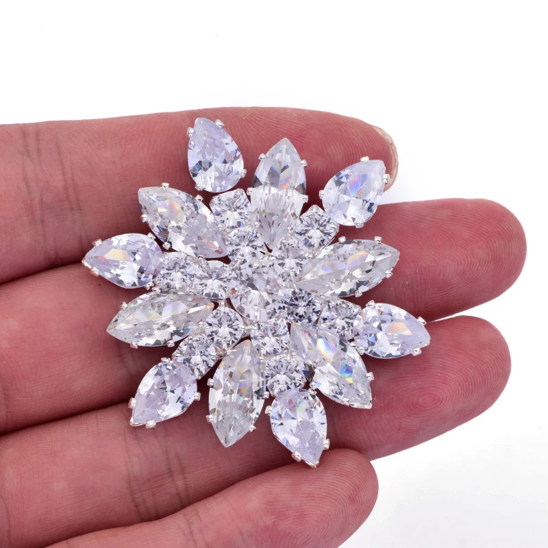 Sew On Rhinestones Rhinestone Crystals Rhinestone Accessories Rhinestones Beads Round Flower Crystal AB Appliques Gold Base Glitter Sewing Accessories For Wedding Dress