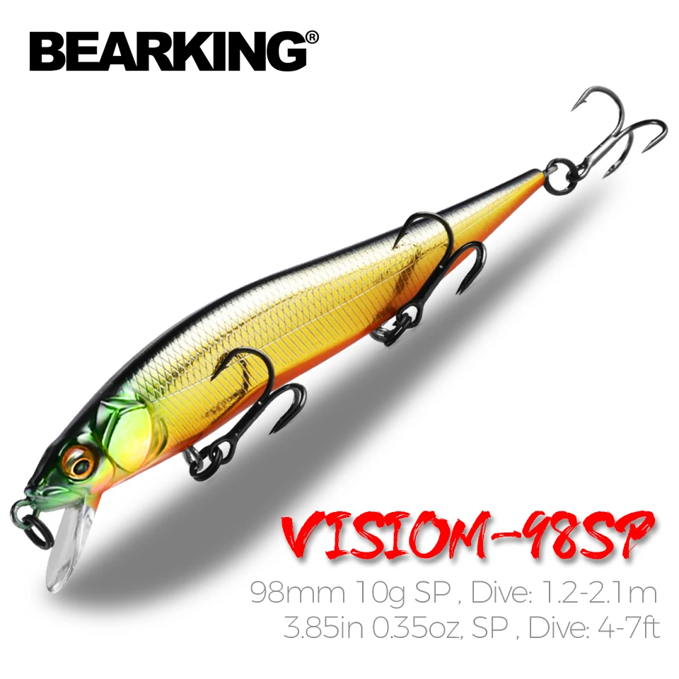 BEARKING 9 8 см 10 г SP dive 2 1 м профессиональная блесна джеркбейты высокого качества