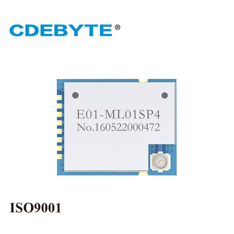 NRF24L01P беспроводной модуль CDEBYTE E01-ML01SP4 2 4 ГГц 20 дБм 100 мВт IPEX nRF24L01 + PA LNA IoT Мбит/с SMD