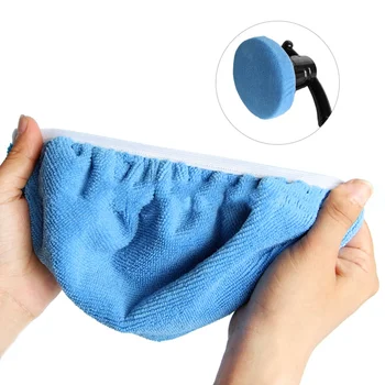 

1Pc Car Polisher Pad Bonnet Soft Microfiber Polishing Bonnet Buffing Pad Cover for Car Paint Care Waxing Polishing