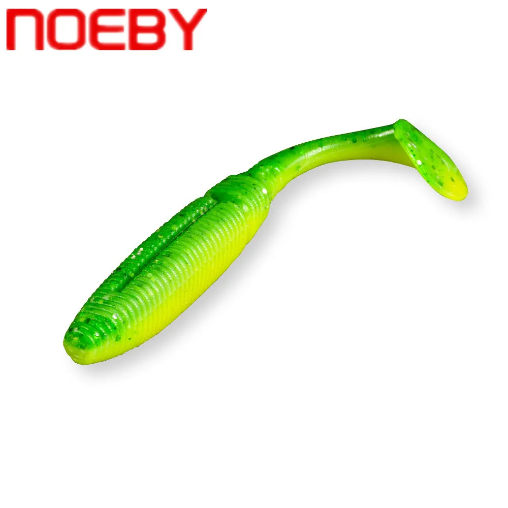 NOEBY 2 мешка 5/7 5/8 5/10/13/15/17 5 см мягкая рыболовная приманка SW5019S Одиночная Т-образная