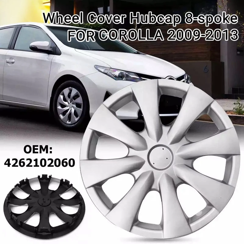 Car Wheel Cover Hub Cap Replacement For Toyota Corolla 2009 2010 2011
