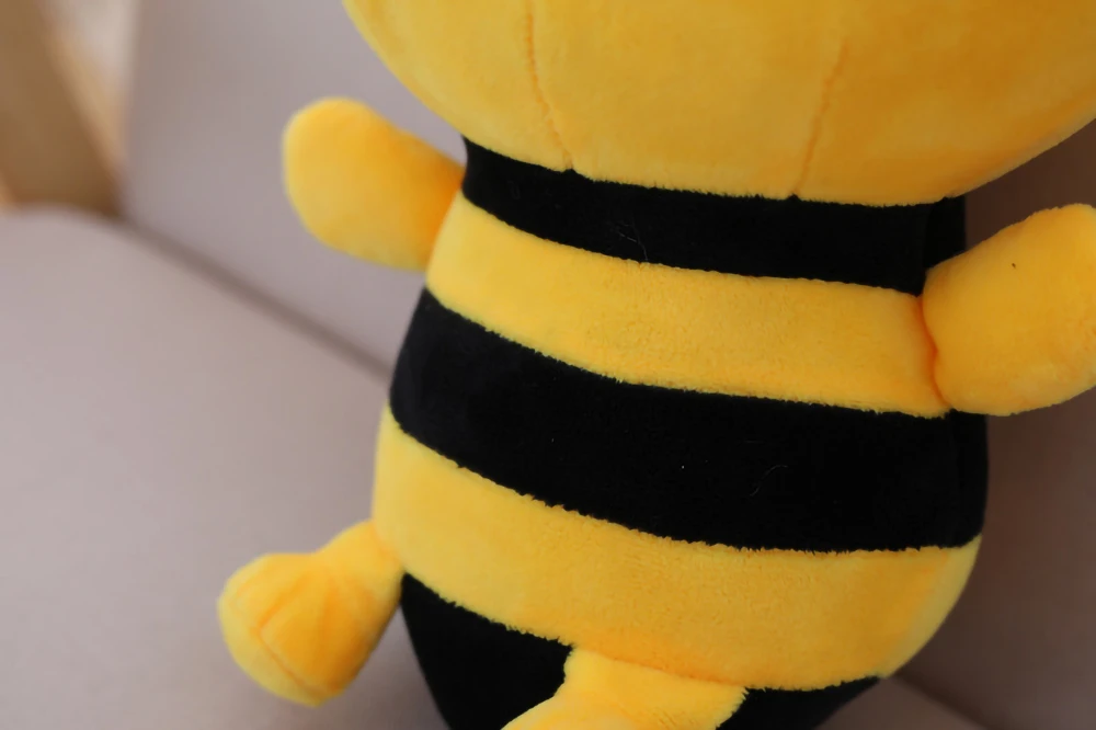 Новая мультяшная милая маленькая кукла пчела, мягкая короткая плюшевая кукла-насекомое, Детская плюшевая игрушка для девочек, комфортный