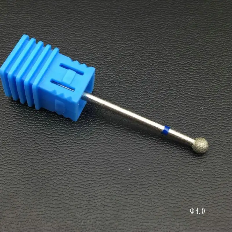 8 типов круглых алмазных сверл для ногтей роторная дрель маникюра электрическая