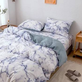 

New Nordic Simple Bedding Set Adult Duvet Cover Sets Bedclothes Bed Linen Single Double Queen King size Quilt Covers