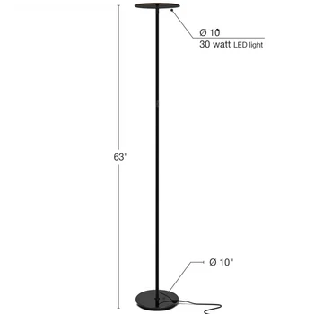 

Modern LED Floor Lamp for Living Rooms Nordic Wooden Study Offices Standing Lamp Remote Control Dimming Floor Light Tall Lamp AC