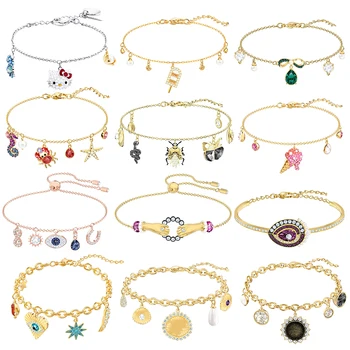 

High Quality Original SWA SL015 Bracelet Original Engraved Marine Insect Series Bracelet Party Wedding Luxury Woman Jewelry Gift