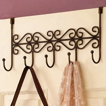 

Door Hook Living Room Wall Hooks Hanger Hat Keys Holder Wall Home Kitchen Bearing Black White Color Bearing About 5 Kg