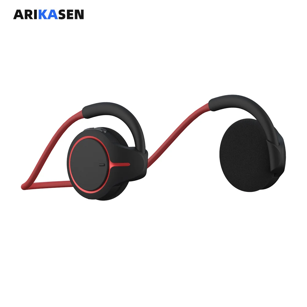 

Comfortable Neckband Wireless Headphones Sports Headset On-Ear Bluetooth Earphone For Android iOS with Microphone and Bag Case