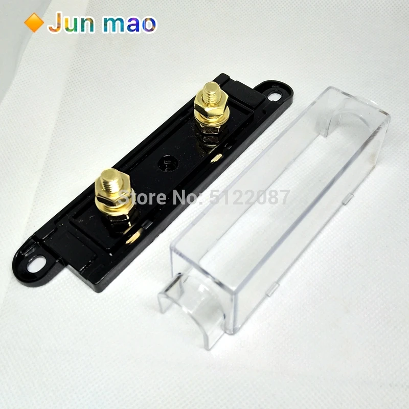 Fuse Holder ANL Bolt-on Automotive Holders Fusible Link with 40A 60A 80A 100A 200A 250A 300A Fuses AMP
