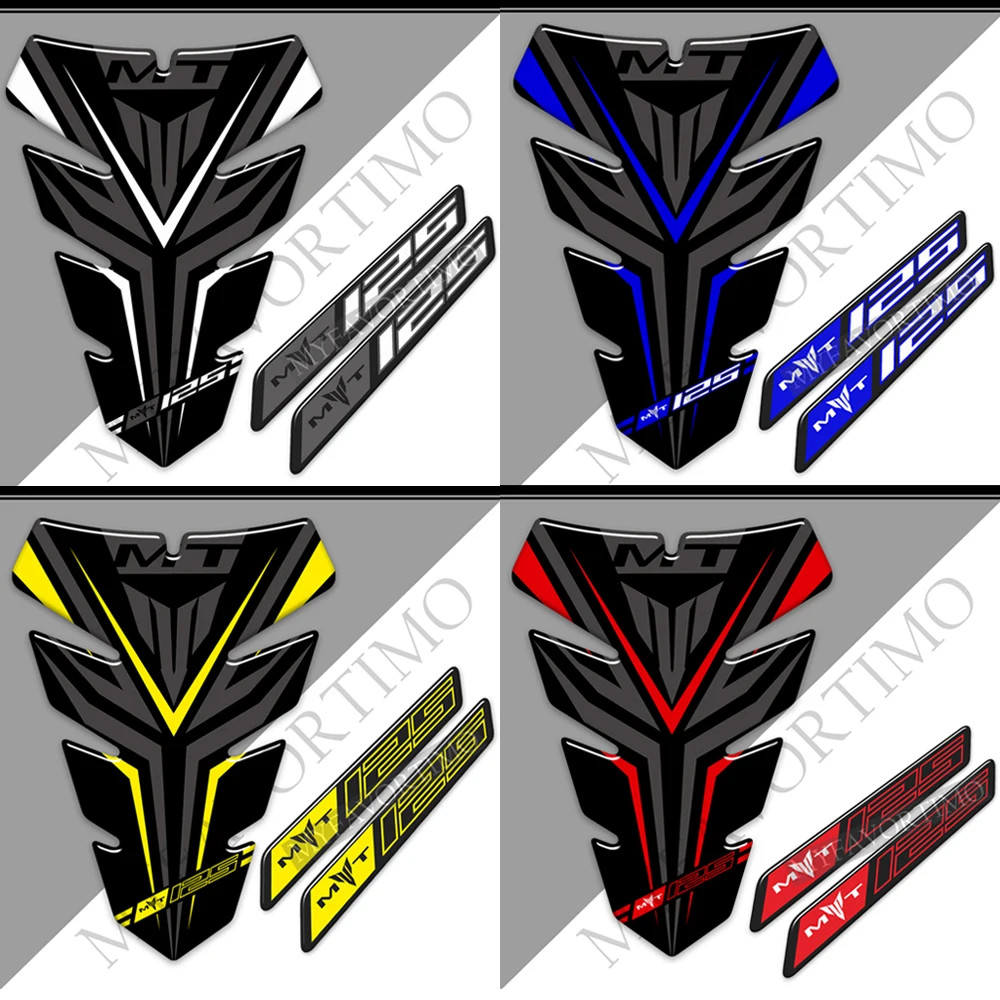 

Tank Pad Protector For Yamaha MT-125 MT125 MT - 125 Decal Stickers Emblem Badge Logo Fairing Symbol