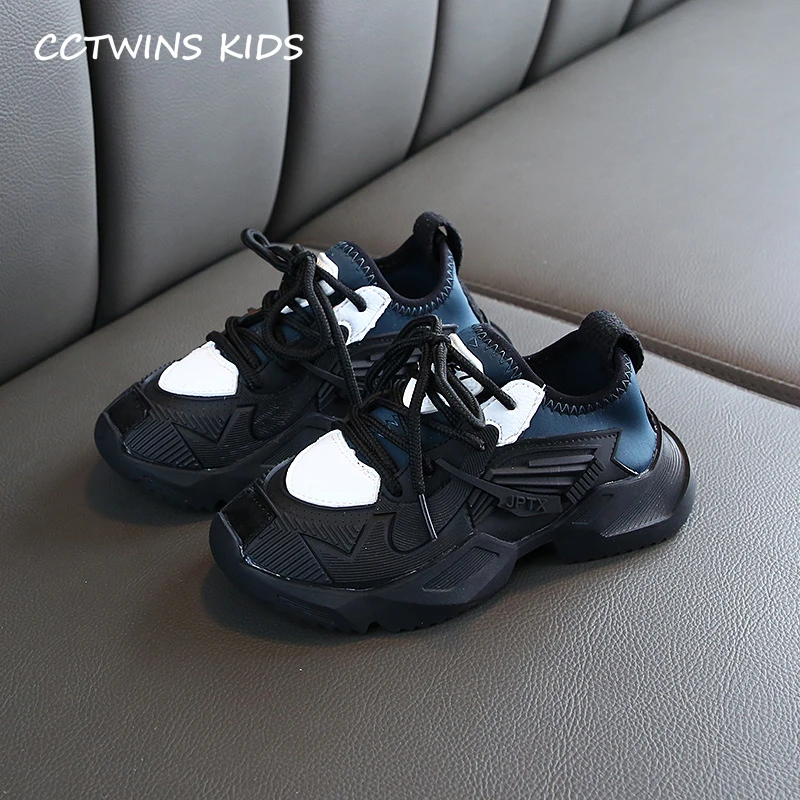 Детские кроссовки обувь г. Осенняя мода для девочек массивные спортивные кроссовки для мальчиков черная повседневная обувь для детей кроссовки для бега FS3056