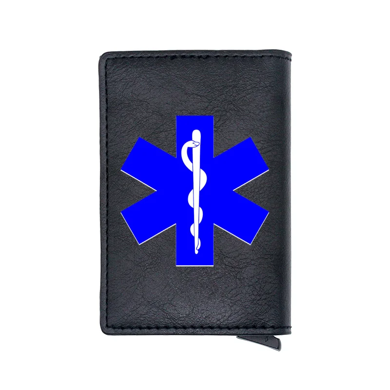 Модный классический черный экономичный спасательный сервис EMT Star of Life держатель
