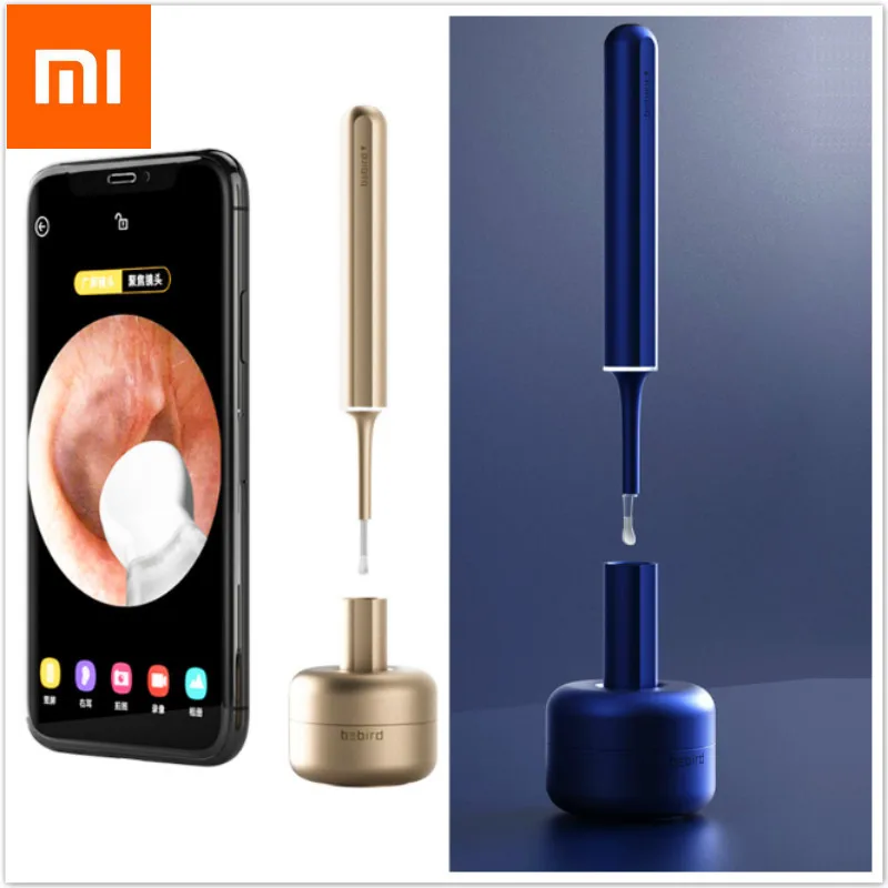 

Xiaomi Mi Smart Ear Cleaner Camera Set Visible Light Earpick Clearing Endoscope Remover Pickers USB Earwax Curette Spoon Tools
