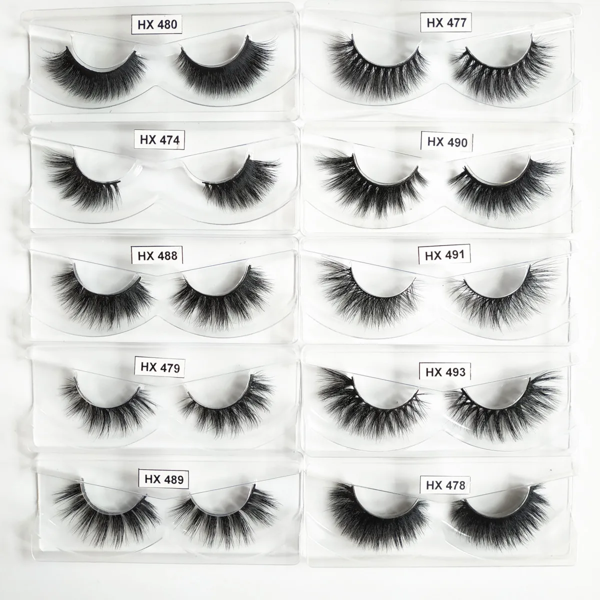 

Wholesale 30 pairs no box Eyelashes 3D Mink Lashes Handmade Dramatic Lashes 32 styles cruelty free mink lashes