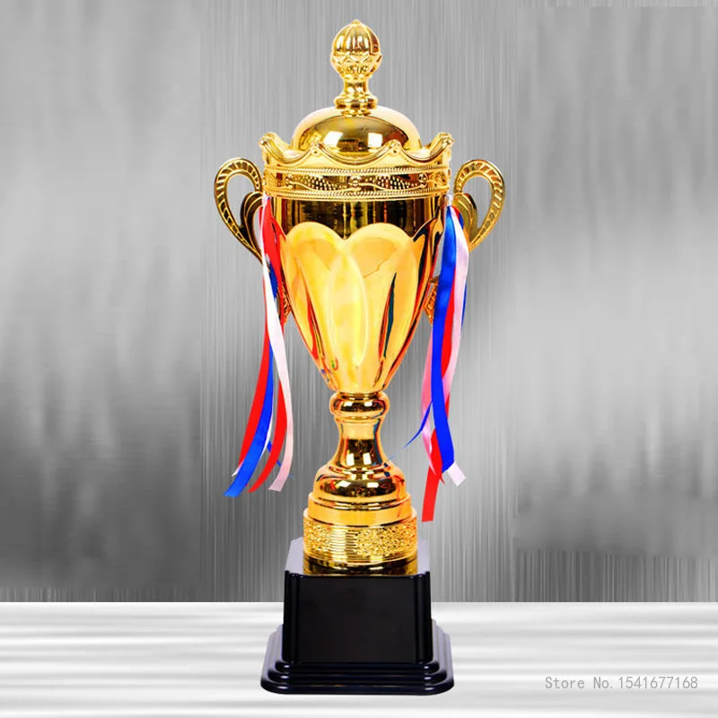 Customizable Large Commercial Covered Metal Trophy Trophy, Football, Basketball, Souvenir, Universal