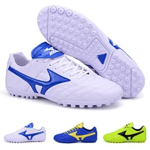 Большие европейские размеры 32–44 мужские сникерсы оригинальные высокие ботильоны Футбол бутсы для занятий спортом, дешевые Крытый футбольные бутсы, кроссовки voetbal, детский спортивный костюм