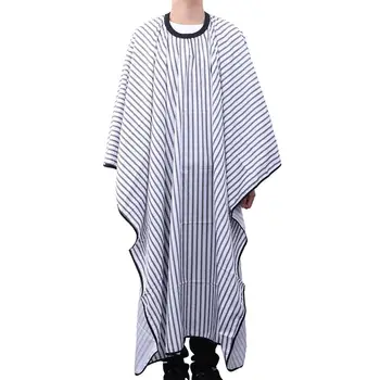 

1Pcs Waterproof Tarpaulin Salon Barber Shawl Salon Release Hair Stylist Dress Apron Comb Print Haircutting Tool