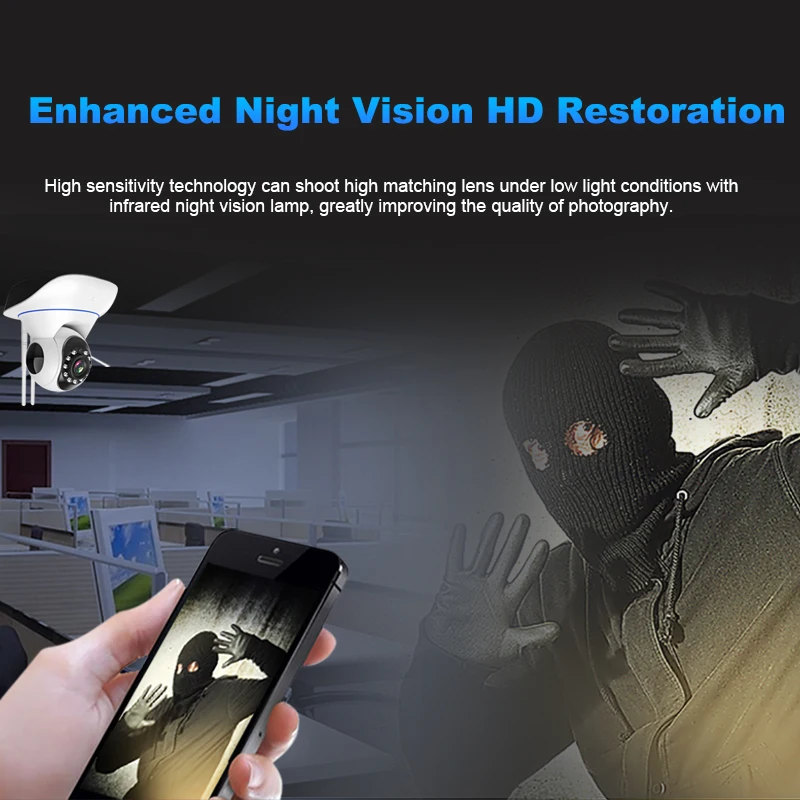 Беспроводная камера наблюдения безопасности H.264 Сетевая ip-камера видеонаблюдения КМОП ночного видения CCTV HD 720P 1080P крытый монитор младенца iCsee