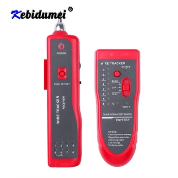 

Kebidumei RJ11 RJ45 Cat5 Cat6 Telephone Wire Tracker Tracer Toner Ethernet LAN Network Cable Tester Detector Line Finder