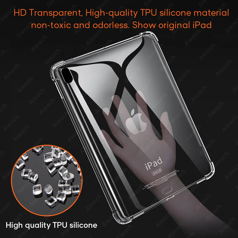 Силиконовый противоударный чехол для iPad Pro 2020 11 12 9 10 5 7 5th 6th 2 го поколения телефона