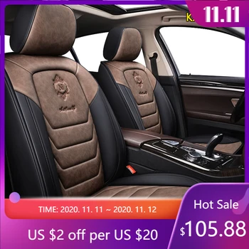 

KADULEE leather car seat covers for BMW e30 e34 e36 e39 e46 e60 e90 f10 f30 x3 x5 x6 x1 x2 x4 car seats Protector Automobiles