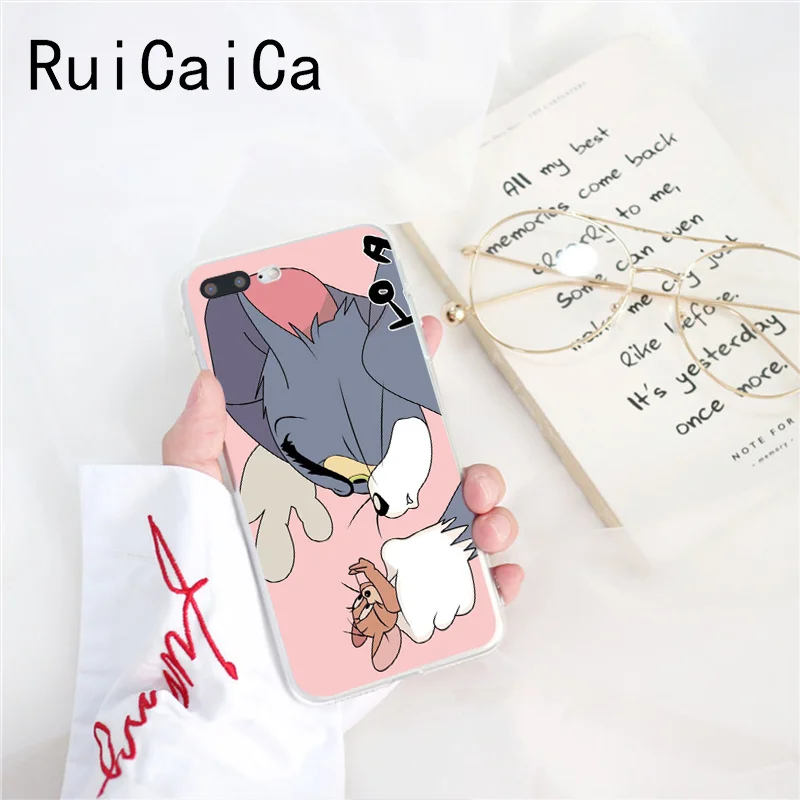 Ruicaica Забавный мультяшный чехол для iPhone 8 7 6S Plus X XS MAX 5 5S SE XR 10