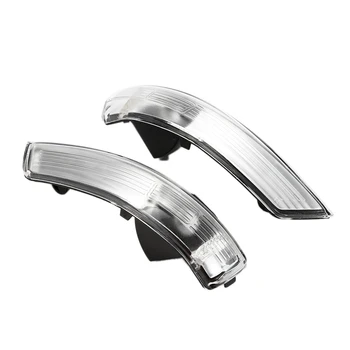 

2 Pcs Car Dynamic Turn Signal Lights, LED Rearview Mirror Side Mirror Indicator Lights for Ford Focus 2 3 MK2 MK3 Mondeo Mk4