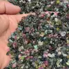 Natural watermelon tourmaline gravel tourmaline quartz mixed stone 1