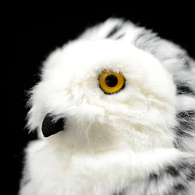 25 см милые снежные сова куклы для моделирования милые Bubo Scandiaca Flight Bird Животные Мягкие плюшевые игрушки детские подарки коллекция