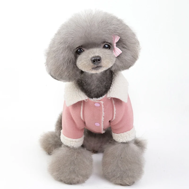 Fashion Pet Dog Clothes Cute Soft Warm Thicken Dogs Hoodie Coat Jacket For Small Medium S-XXL Pets Products | Дом и сад