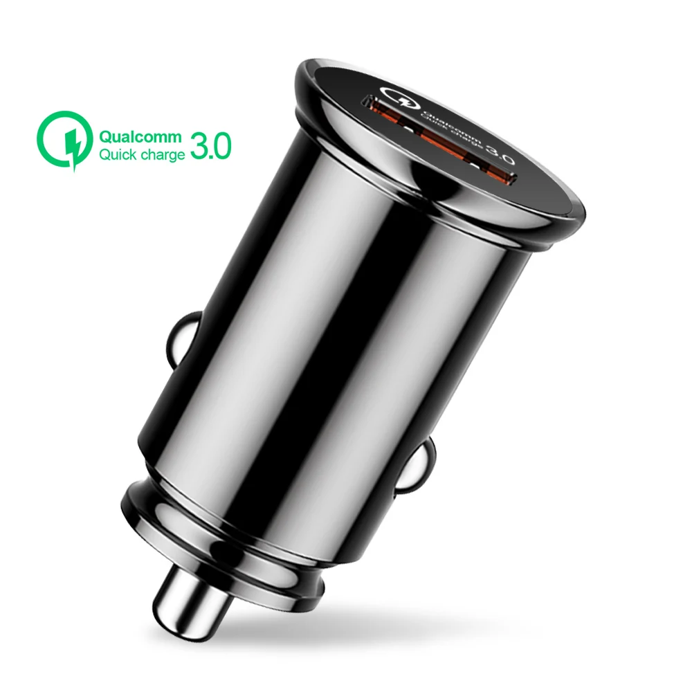 Baseuer QC 3,0 одно автомобильное зарядное устройство USB быстрая зарядка 3,0 Быстрая зарядка зарядное устройство для телефона s для iPhone samsung Xiaomi huawei адаптер