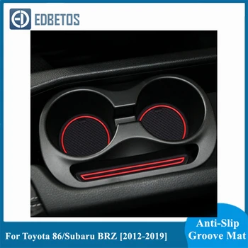

For Toyota 86 and Subaru BRZ GT86 FT86 Scion FR-S 2012-2018 2019 Gate Slot Pad For Interior Accessories Mat Cup Door Groove Mat