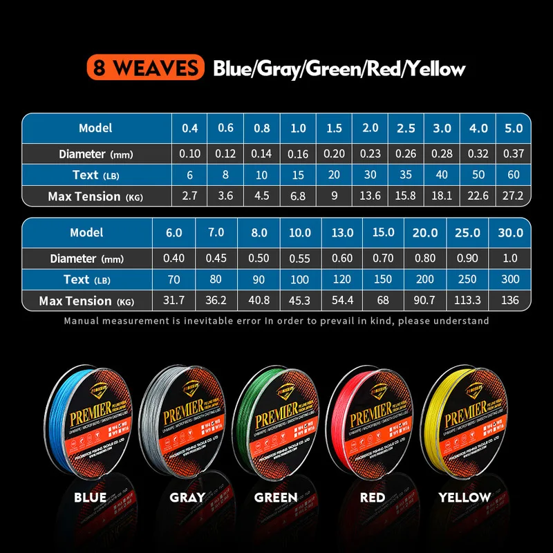 Jooyoo 8 плетений рыболовная леска супер прочная 0,1-1,0 мм 100 м 8 нитей плетеная рыболовная леска PE леска 15-120 фунтов 5 цветов