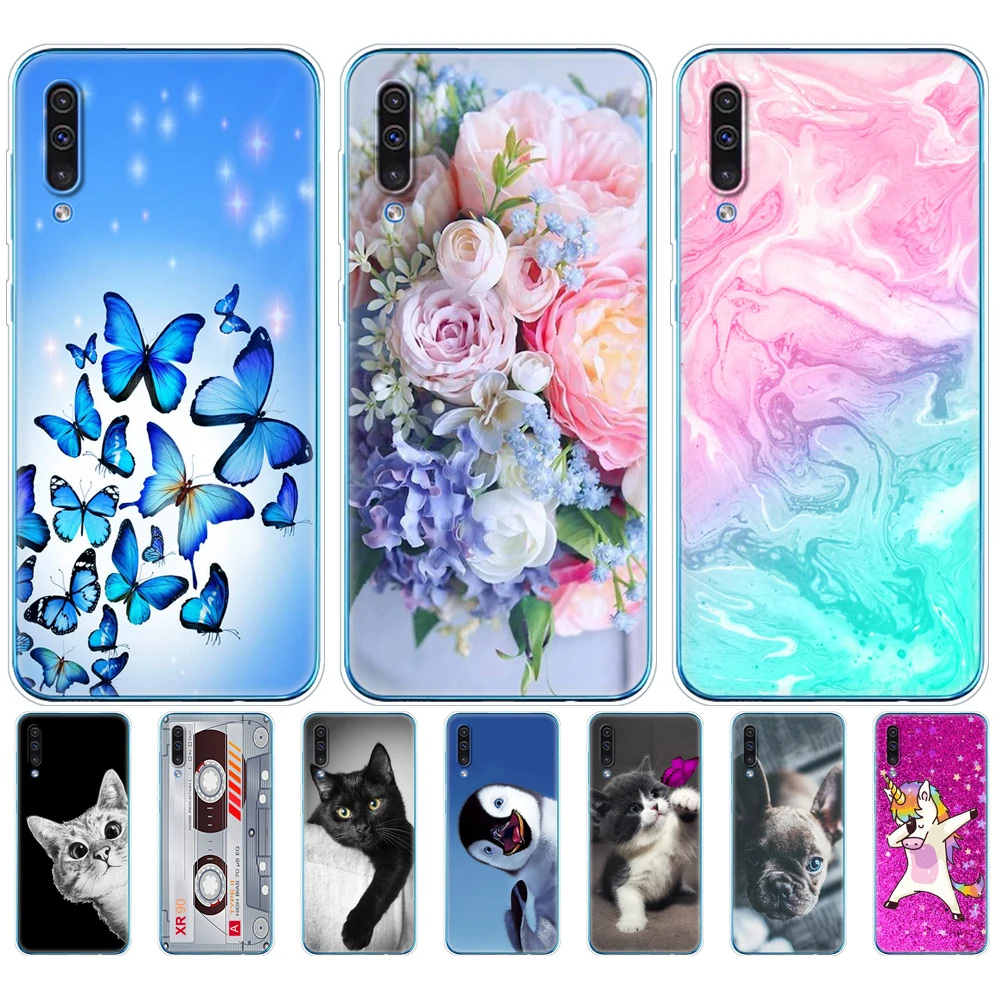 Силиконовый прозрачный чехол-накладка для Samsung Galaxy A50 A50S A505 A507 мягкий чехол 6 4 |