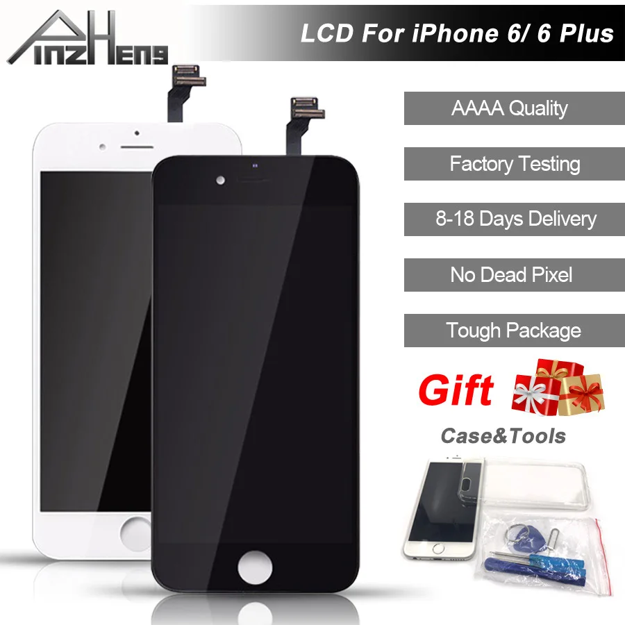 

100% Original PINZHENG AAAA Screen LCD For iPhone 6 Plus Screen LCD Replacement Screen IPS Display Touch Quality 6 Plus LCDS
