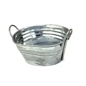 

1/12 Dollhouse Miniature Accessories Mini Metal Bathtub Simulation Bathroom Bathing Tub Model Toys for Doll House Decoration