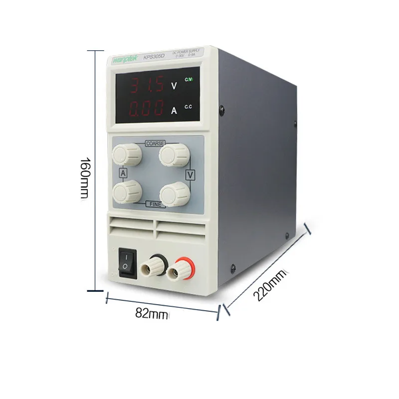 Напряжение регуляторы KPS305D регулируемый точность светодиодный Дисплей 30V 5A выключатель постоянного тока Питание