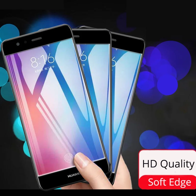 

For Huawei Honor 8 8X 8C 9 Lite HD Curved Full Cover Tempered Glass Honor 6A 6X 6C Pro Protective Screen Protector 7X 7C 7A pro