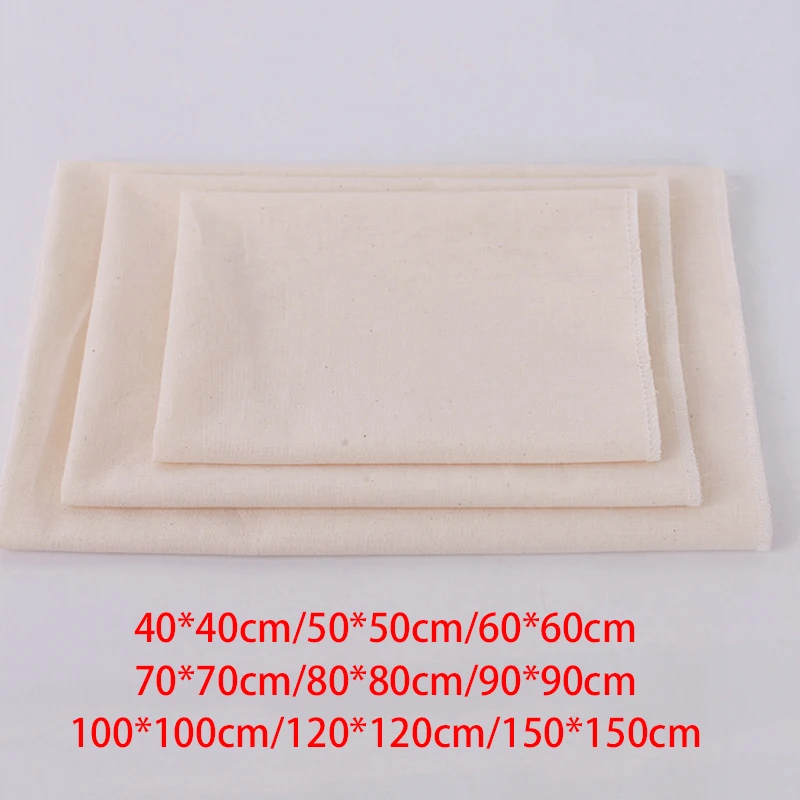 9 Sizes Multifunctional Absorbent Breathable Tofu Cloth Filter Reusable Pastry Cheese Bread Baking Mat Kitchen Tools