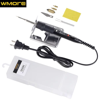 

WMORE Soldering iron carving Pyrography DIY tool wood Embossing burning Multifunction weld solder kit Tip 2pcs heating element